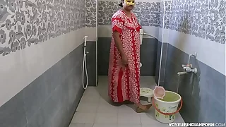 Sexy Hot Indian Bhabhi Dipinitta Taking Shower Pass muster Resemble Sex
