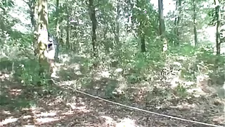 young girl fucked by old man in the woods