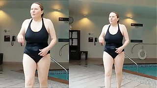 Sexy Grandma is Sexy at 66 in a deadly swimsuit